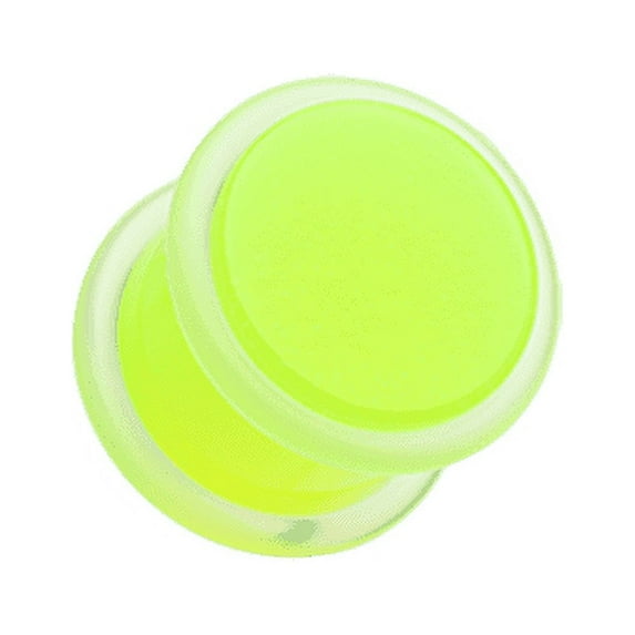 Glow in the Dark Acrylic Ear Gauge Plug Earrings