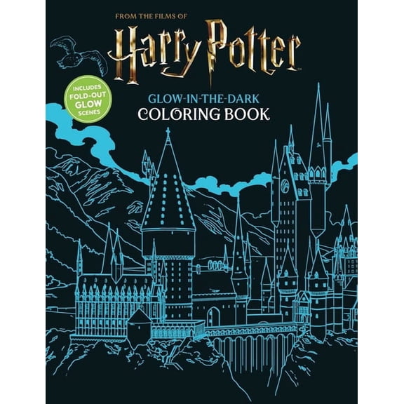 Glow-In-The-Dark Coloring Harry Potter Glow-In-The-Dark Coloring Book, (Paperback)