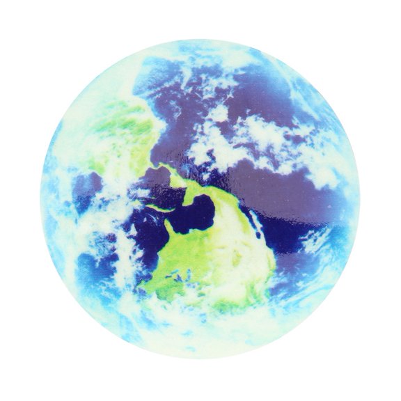 Glow-in-the-Dark Earth Decal - 20cm Luminous Wall Sticker for Bedroom Decor