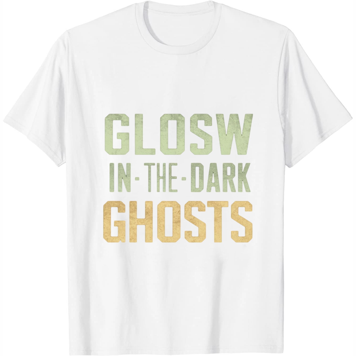 Glow-in-the-Dark Ghosts Men Women Ghost Funny T-Shirt - Walmart.com