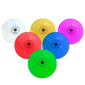 Glow in the Dark Golf Balls Light Activated 6-Color LED Night Balls Funny Golf Gift Gift