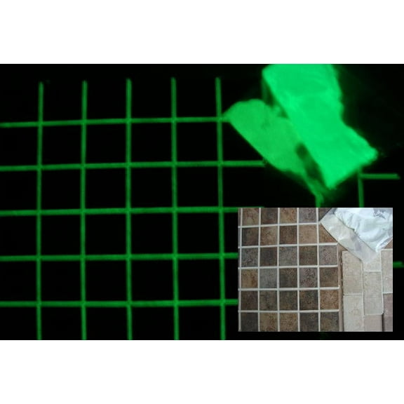 Glow in the Dark Grout. New Custom-Building Product. 1Lb