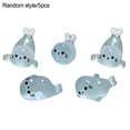 thumbnail image 1 of Glow in the Dark Mini Seal Figurines, Luminous Plastic Resin Ocean Animals for Miniature Gardens & DIY Decor, 1 of 8
