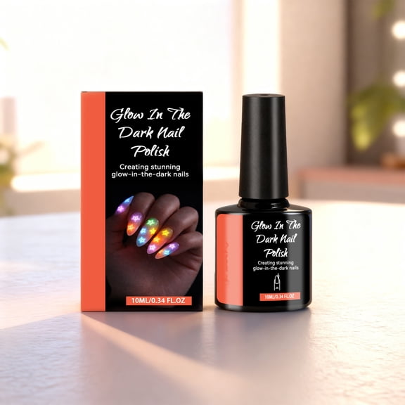 Glow in the Dark Nail Polish – Fluorescent Neon Nail Color for DIY Nail Art, Gaming, Cosplay, Halloween, Home & Salon Use