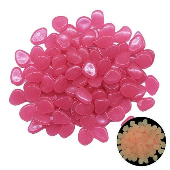 Glow in the Dark Pebbles 25 and 50 for Walkways, Garden, Patio, Lawn, Yard