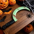 thumbnail image 1 of Glow in the Dark Plastic Bloody Cleaver Prop, Realistic Fake Horror Knife Costume Accessory for Halloween Party Haunted House Cosplay Decor, 1 of 7