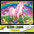 thumbnail image 1 of Glow in the Dark - Rainbow World 500 Piece Puzzle, 1 of 4