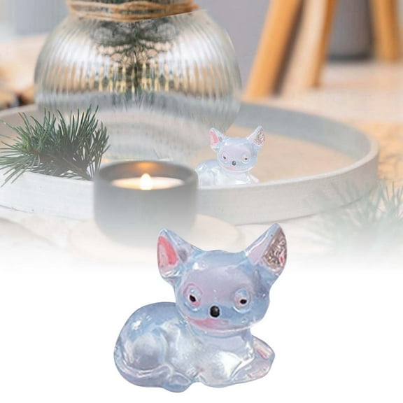 Glow in the Dark Resin Figurine Handmade DIY Craft Art Toy Collectible Decorative for Kids and Adults