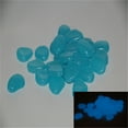 thumbnail image 1 of Glow in the Dark Rocks 100 Pcs, Blue Luminous Garden Pebbles for Walkway Planter Aquarium Patio Yard Decorative Stones, 1 of 8