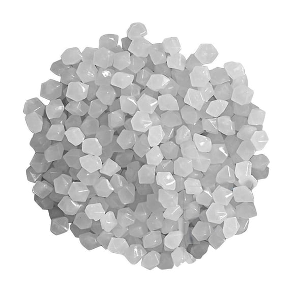 Glow in the Dark Rocks, 1500 Pcs Plastic Luminous Pebbles for Aquarium Decor, Walkway, Patio, Outdoor Landscaping, White
