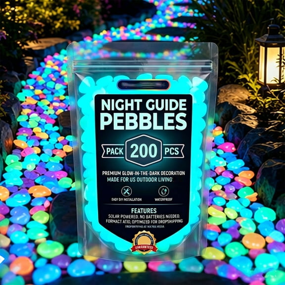 Glow in the Dark Rocks, Glow in Dark Rocks Night Guide Pebbles