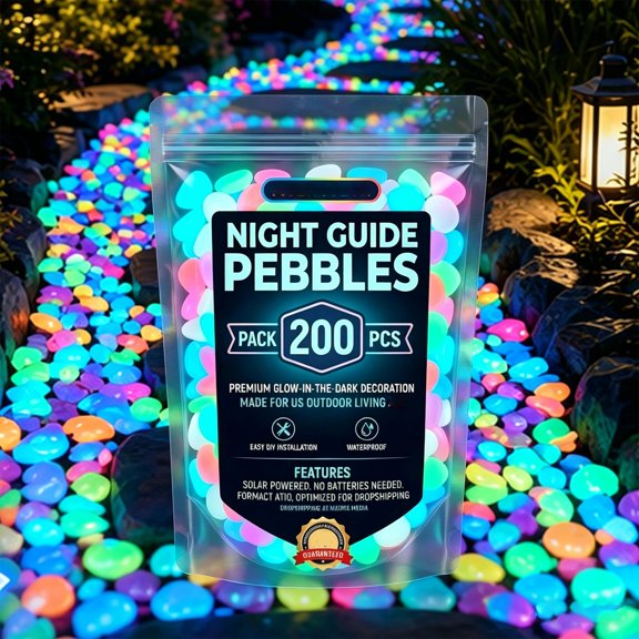 Glow in the Dark Rocks, Glow in Dark Rocks Night Guide Pebbles