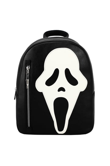 Bioworld Black Backpack with White Scream Mask Bioworld Scream Ghostface Glow-In-The-Dark Faux Leather Mini  main image 4