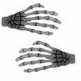 thumbnail image 1 of Glow in the Dark Skeleton Hands Hair Clip Halloween Horror Accessory Kreepsville 666, 1 of 1