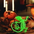 thumbnail image 1 of Glow in the Dark Skeleton Lizard Decorations Creepy Halloween Props Glowing Animal Bones for Party Favors Indoor Outdoor Spooky Decor, 1 of 6