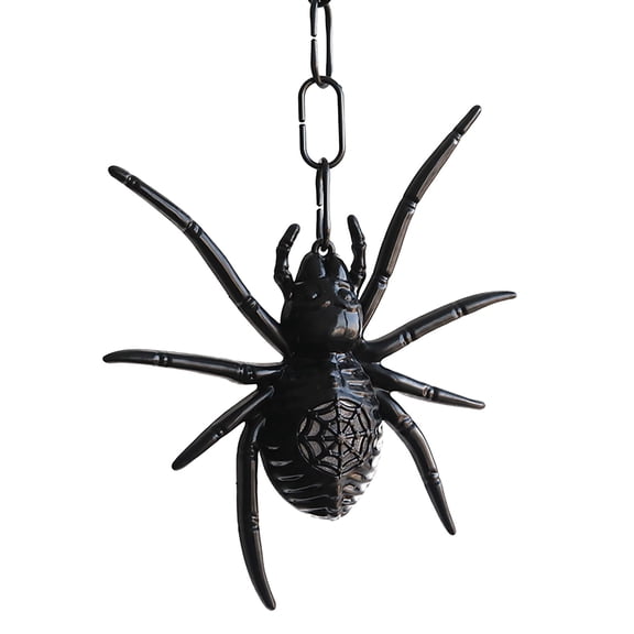 Glow-in-the-Dark Spider Hanging Decoration – LED Luminous Plastic Halloween Ornament for Indoor and Outdoor Use