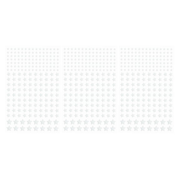 Glow in the Dark Star Decals Decor Blue Wall Stickers for Ceiling Bedroom 3 Set