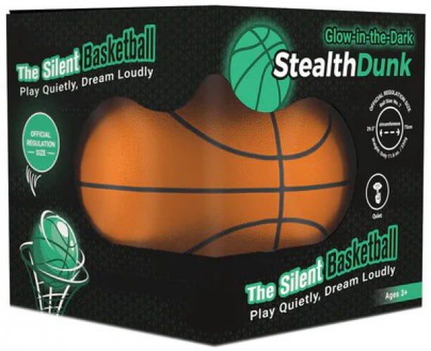 Glow-in-the-Dark Stealth Dunk Foam Basketball (Ball Size: No. 7)