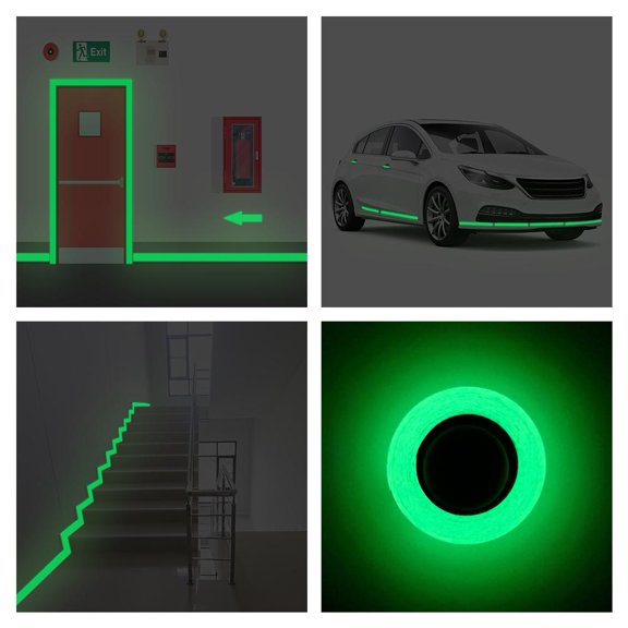 Glow in the Dark Strip Sticker, 118 Inch Green Luminous Tape, Creates Soft Nighttime Ambiance for Bedroom or Kids Room