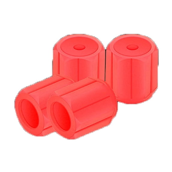 Glow in the Dark Tire Valve Caps Set Luminous Fluorescent Wheel Stem Covers Waterproof ABS Universal Fit Cars SUVs Bikes 4 Pack Multi Color