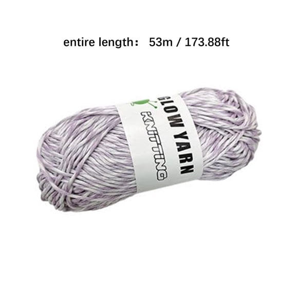 Glow in the Dark Yarn, Luminous Craft Thread for Knitting Crochet, Eco-Friendly Glowing Fiber for DIY Crafts, Lake Green
