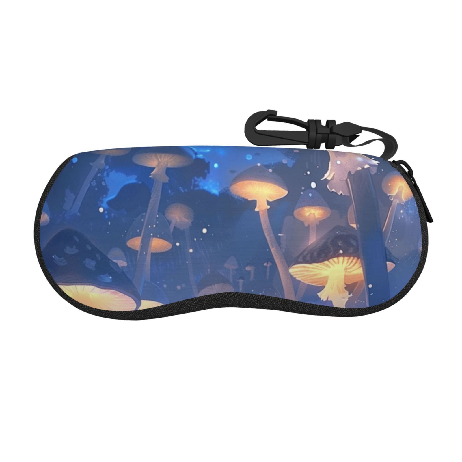 Glowinthedark and the little girl Eyes Soft Shell Glasses Case with