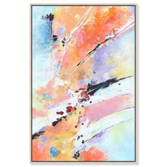 Glow of Summer Canvas Pastel Wall Art by Art Remedy, Silver Frame, 24" x 36"