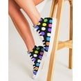 thumbnail image 1 of Glow up Gear Dots Women's Hightop Canvas Shoe, 1 of 8
