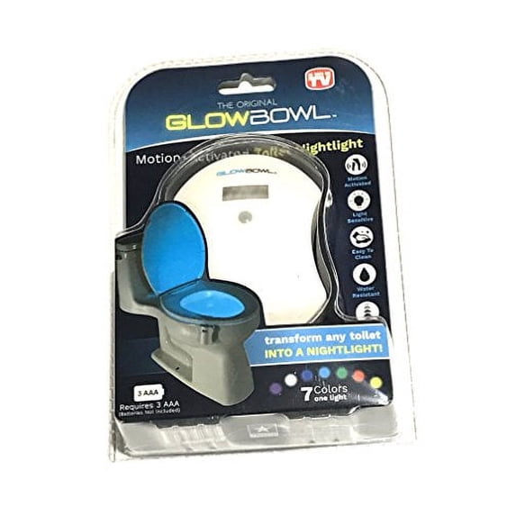 GlowBowl? Motion Activated Toilet Nightlight