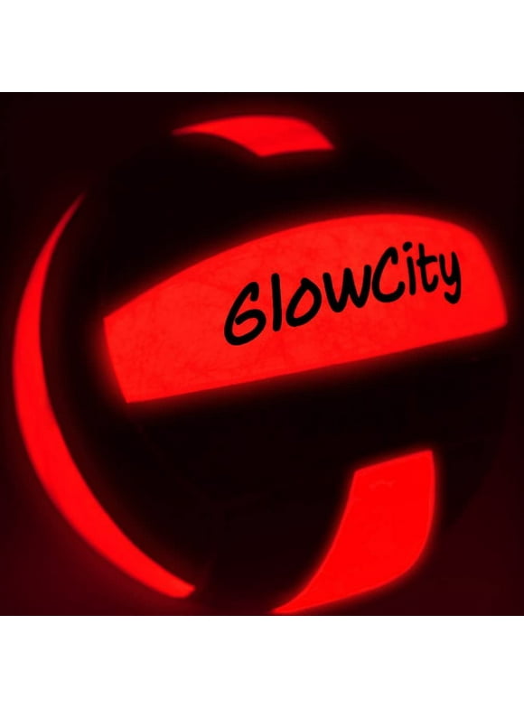 GlowCity Light up LED Volleyball, much brighter than glow in the dark!