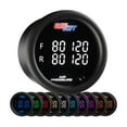 thumbnail image 1 of GlowShift | 2-1/16" (52mm) 10 Color Digital Series Quad Air Pressure Gauge, 1 of 6