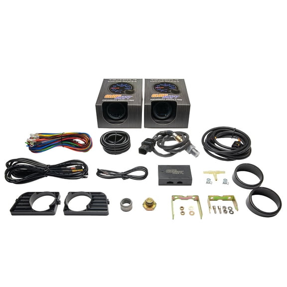 GlowShift 2002-2004 Subaru Impreza WRX Dual Air Vent Gauge Package with Tinted 7 Color GS42 Gauge Set