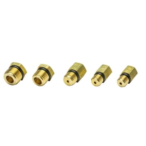 GlowShift 5pc Universal Metric Fitting Adapter Kit