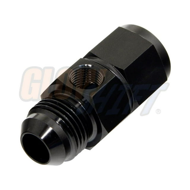 GlowShift 8 AN Male to 8 AN Female Fuel Pressure Sensor Thread