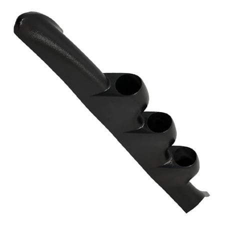 GlowShift | Black Triple Gauge Pillar Pod for 4th Generation 2003-2004 Ford Mustang Including the Mustang GT, Mach 1 and Cobra