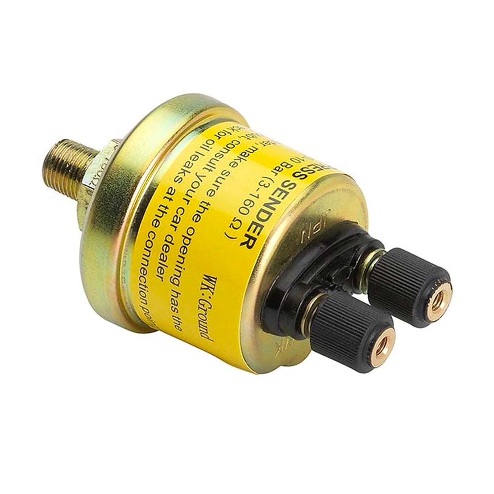 GlowShift | Replacement 2 Post Oil Pressure Sensor for Automotive Oil Pressure Gauges