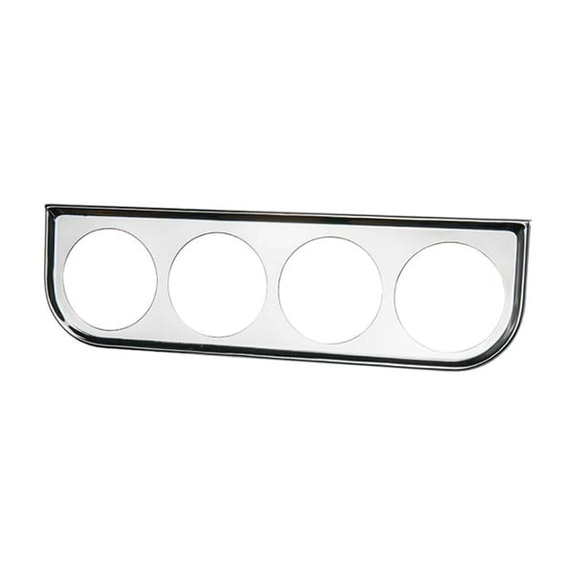 Support Triple Jauges 52mm Pour Tableau De Bord - Chrome, Universel, Marque GlowShift