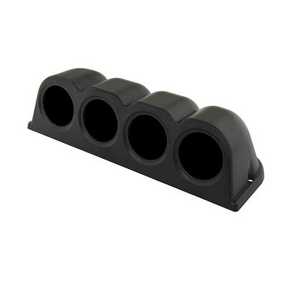 GlowShift | 52mm Black Universal Quad Gauge Console Dash Pod for Cars and Trucks