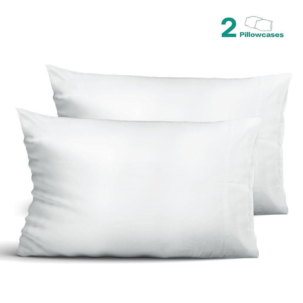 GlowSol 2Pack King Size Pillow Protectors, 100 Egyptian Cotton, 800