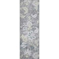 thumbnail image 1 of GlowSol 2 by 6 feet Hallway Runner Rug Modern Floral Machine Washable Mat Farmhouse Low Pile Kitchen Rug Runner for Laundry Room, Gray, 1 of 8