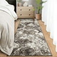 thumbnail image 1 of GlowSol 2'x6' Long Runner Rug Hallway Kitchen Abstract Runner Rug Soft Non Slip Bedroom Runner Rug for Laundry Entryway, Brown, 1 of 8