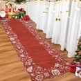 thumbnail image 1 of GlowSol 2'x8' Christmas Runner Rug Indoor Non-Slip Bedsides Runner Rug Soft Runner Rug for Hallway Kitchen Laundry Room, Red, 1 of 8