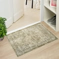 thumbnail image 1 of GlowSol 3'x5' Area Rug Washable Oriental Vintage Floor Mat Persian Floral Print Distressed Rug Soft Foldable Rug for Bedroom Dorm, Antique, 1 of 6