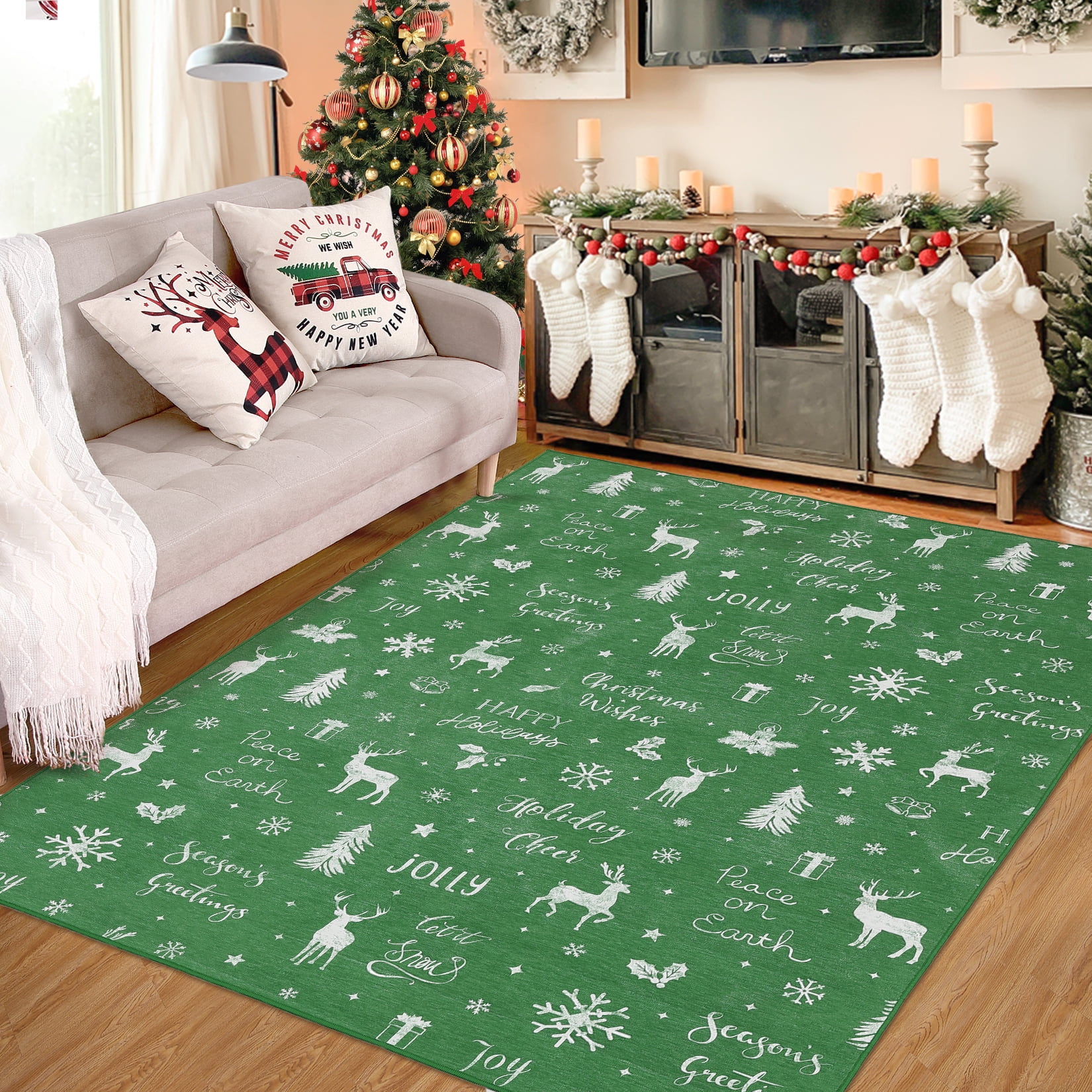 Outdoor Rug 20x32in Area RugBaby It's Cold Outside Christmas