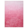 thumbnail image 1 of GlowSol 5'x7' Modern Area Rug Medallion Rug Washable Ombre Area Rug Non-Shedding Stain-Resistant Carpet for Dorm, Pink, 1 of 6