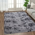 thumbnail image 1 of GlowSol 8'x10' Area Rug Extra Large Shag Fluffy Soft Rug Carpets Fuzzy Non-Skid Furry Plush Area Rugs for Living Room Bedroom, Dark Gray, 1 of 7
