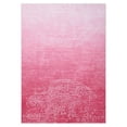 thumbnail image 1 of GlowSol 8'x10' Washable Area Rugs Modern Ombre Medallion Rug Low Pile Non-Slip Accent Rug for Dining Room Home Office, Pink, 1 of 6