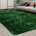 thumbnail image 1 of GlowSol 8x10 Shag Area Rug Modern Indoor Plush Fluffy Rugs Extra Soft and Comfy Shaggy Carpet Rugs for Bedroom Living Room Dorm, Green, 1 of 5