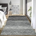 thumbnail image 1 of GlowSol 9' x 12' Modern Area Rug Washable Rugs Geometric Rug Soft Foldable Accent Rugs for Living Room Bedroom, Gray, 1 of 7