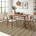thumbnail image 1 of GlowSol 9' x 12' Modern Braided Print Area Rug Washable Rug Non Shedding Soft Foldable Throw Rugs for Living Room Bedroom, Brown, 1 of 8